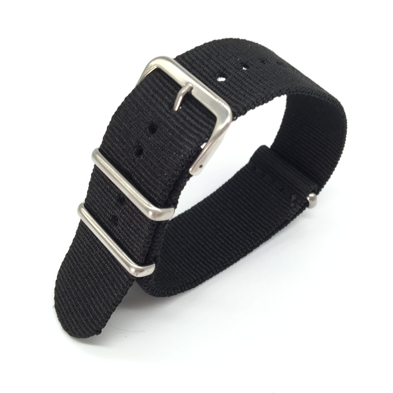 Black Nylon Strap for 16mm 18m – Nylon Nato Strap Bewertung und Preis