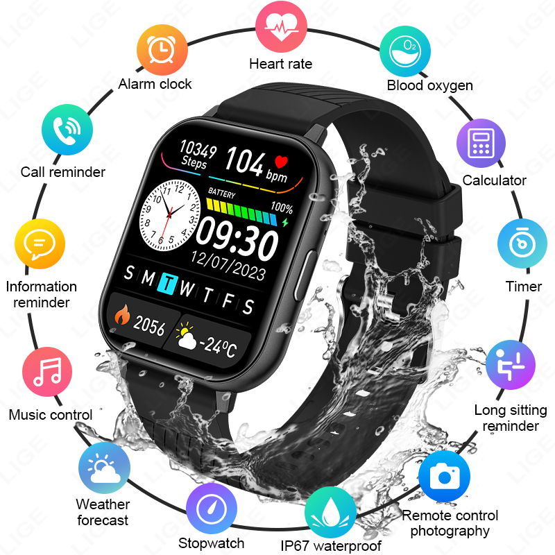 New Smart Watch Men Full Touch – Smartwatch Custom Bewertung und Preis