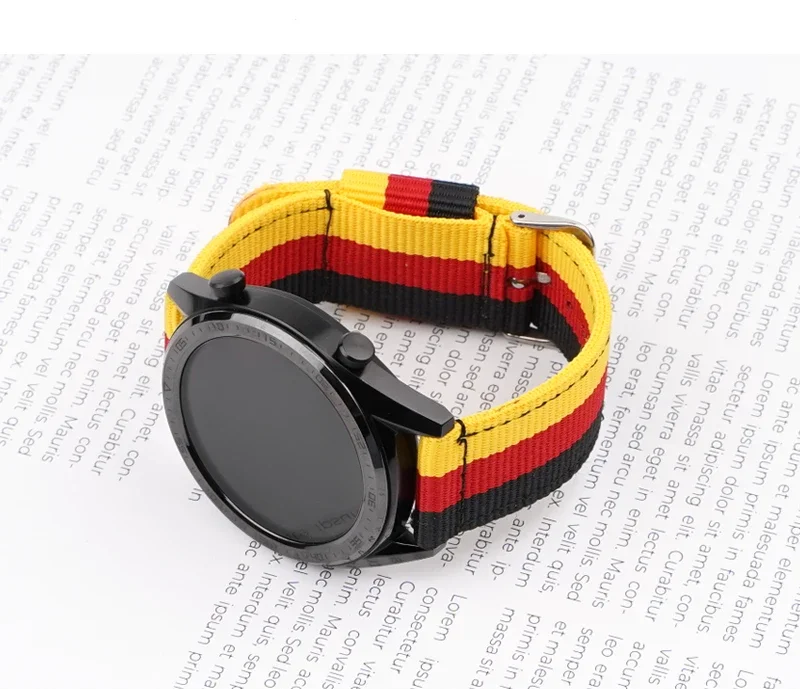 20mm 22mm Woven Nylon Strap fo – Nylon Nato Strap Bewertung und Preis