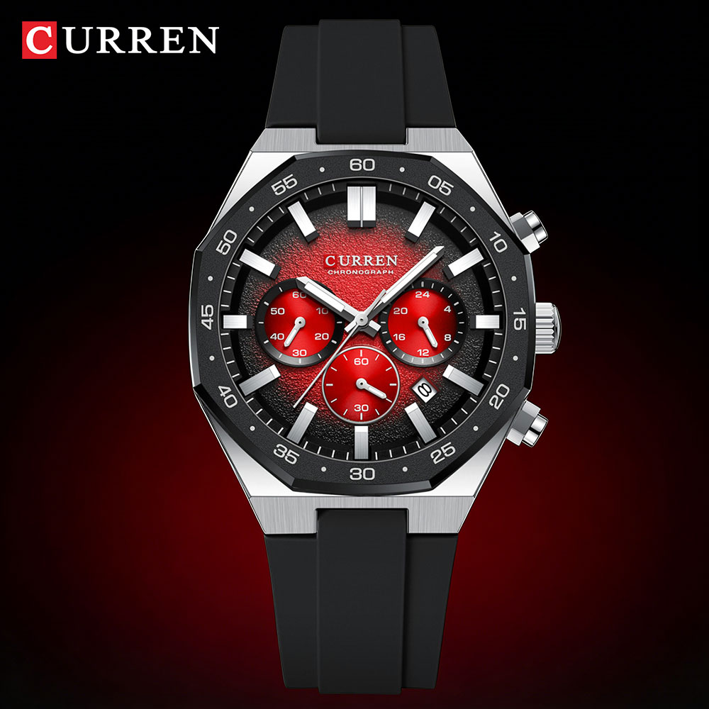CURREN Fashion Casual Men Spor – Accessories With Watch Bewertung und Preis
