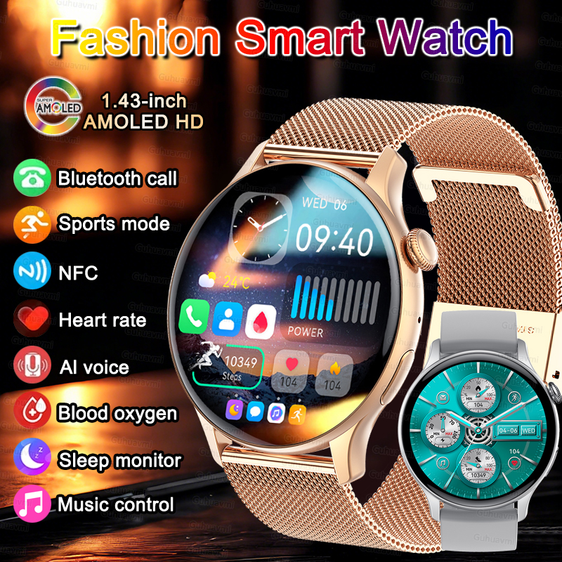 Women Smartwatch NFC AMOLED Sc – Smartwatch Custom Bewertung und Preis