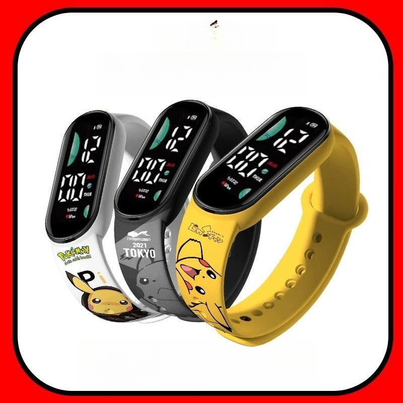 Pokémon cartoon pattern digita – Accessories With Watch Bewertung und Preis
