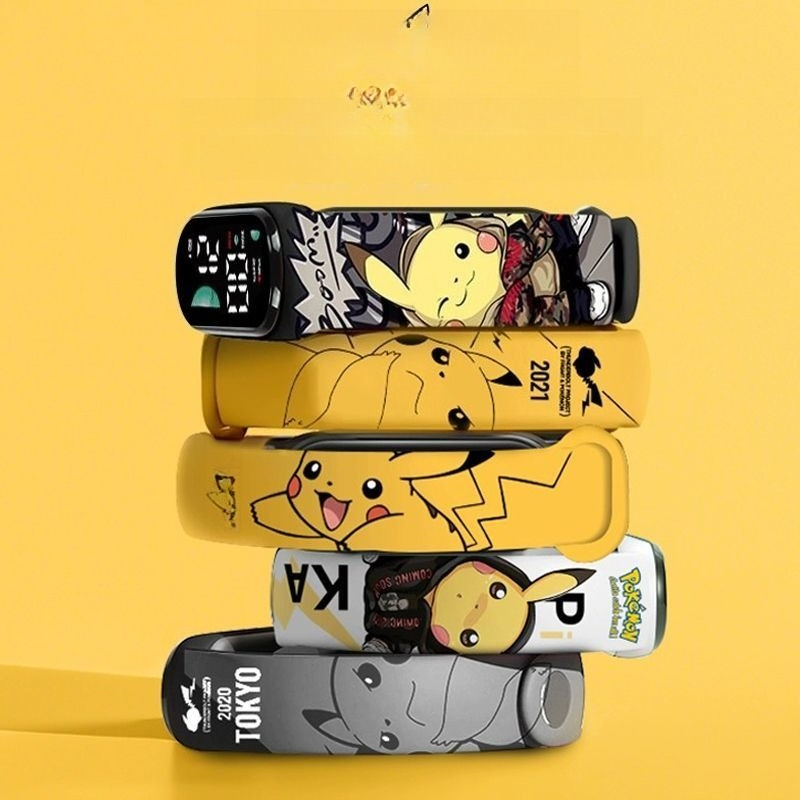 Pokémon cartoon pattern digita – Accessories With Watch Bewertung und Preis