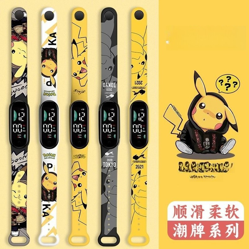 Pokémon cartoon pattern digita – Accessories With Watch Bewertung und Preis