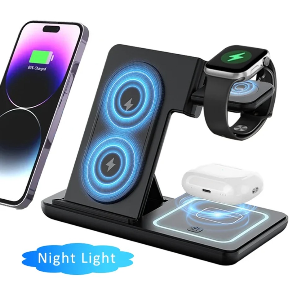 Night LED Light 3 In 1 Wireles – Wireless Charger Watch Bewertung und Preis