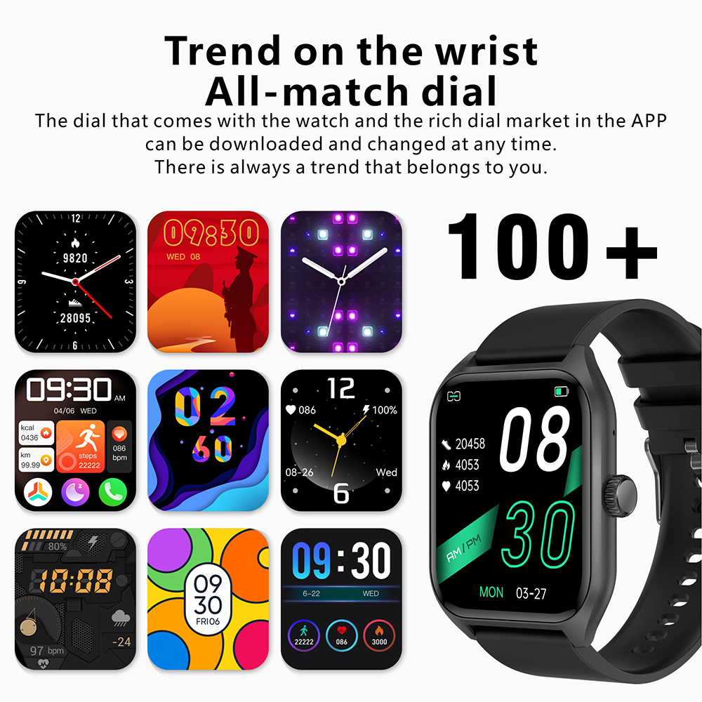Smart Watch Men Women Full Tou – Smartwatch Custom Bewertung und Preis