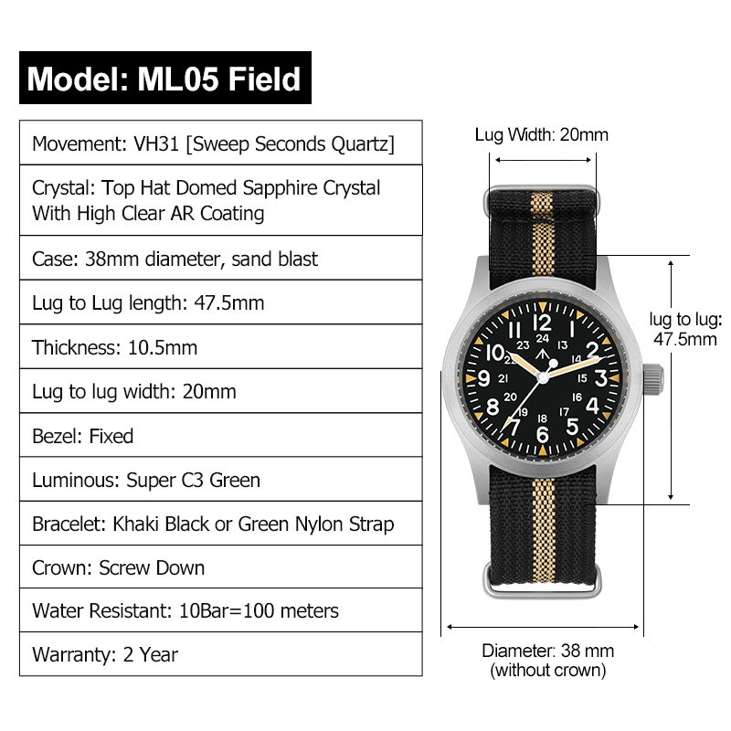 Militado ML05 Vintage Watch VH – Smartwatch Nexus Bewertung und Preis