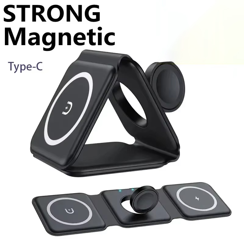 3 in 1 Magnetic Portable Wirel – Wireless Charger Watch Bewertung und Preis