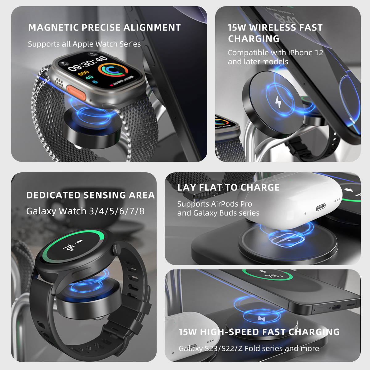 5 IN 1 Magnetic Wireless Charg – Wireless Charger Watch Bewertung und Preis