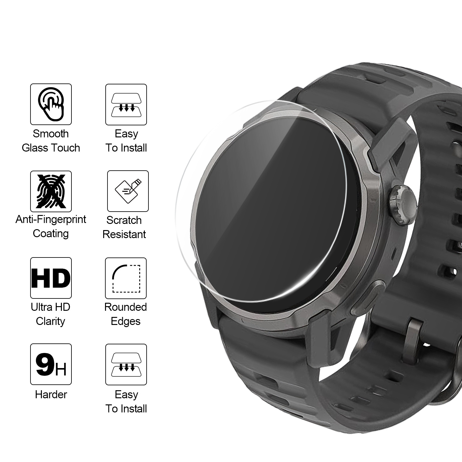 2Pcs Watch Protectors for Coro – Watch Face Protector Bewertung und Preis