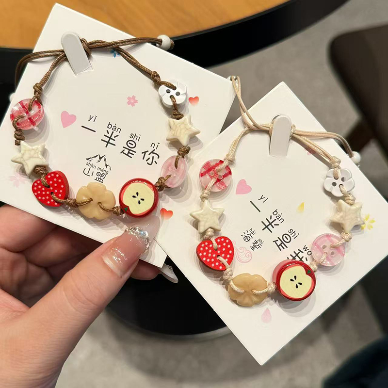 Handmade Ceramic Apple Bracele – Ceramic Link Bracelet Bewertung und Preis