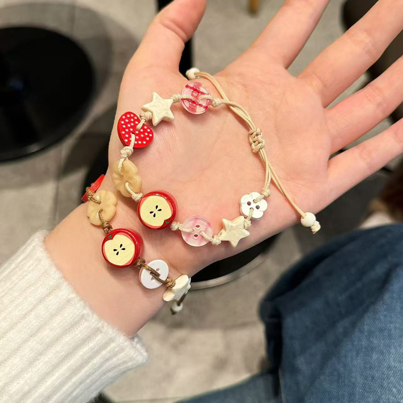 Handmade Ceramic Apple Bracele – Ceramic Link Bracelet Bewertung und Preis