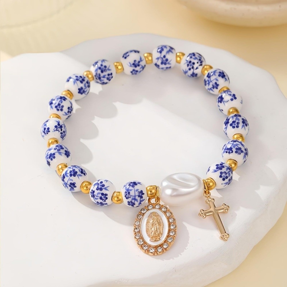 Chinese Style Blue and White P – Ceramic Link Bracelet Bewertung und Preis