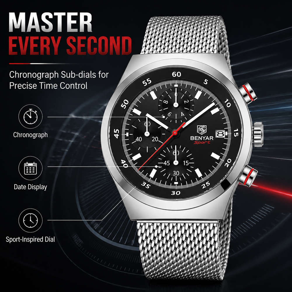 BENYAR Top Luxury Brand Men's  – Accessories With Watch Bewertung und Preis